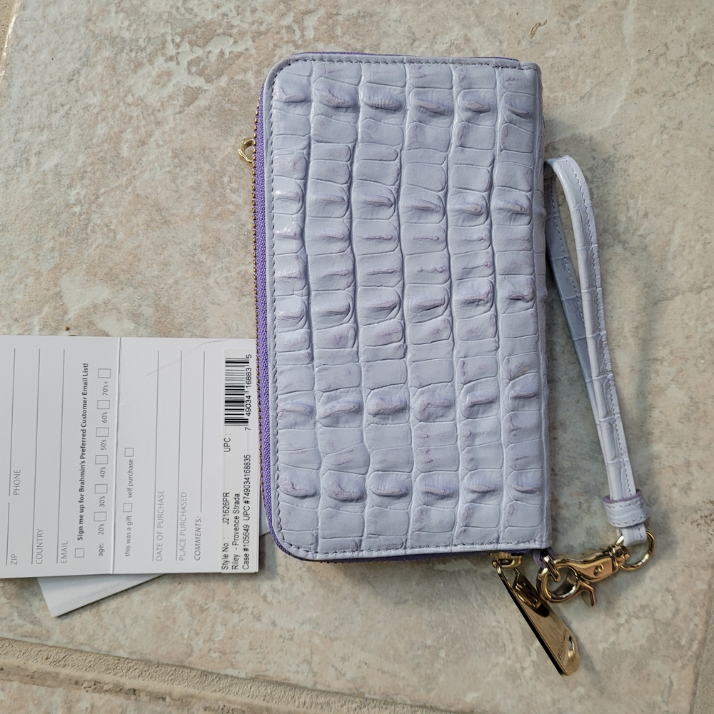 NWOT BRAHMIN RILEY WALLET WRISTLET